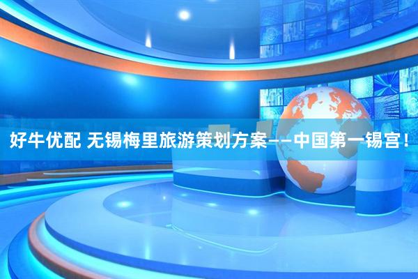 好牛优配 无锡梅里旅游策划方案——中国第一锡宫！