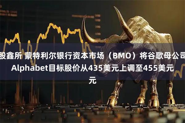 股鑫所 蒙特利尔银行资本市场（BMO）将谷歌母公司Alphabet目标股价从435美元上调至455美元